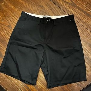 NWOT Vans Black Chino shorts size 34
